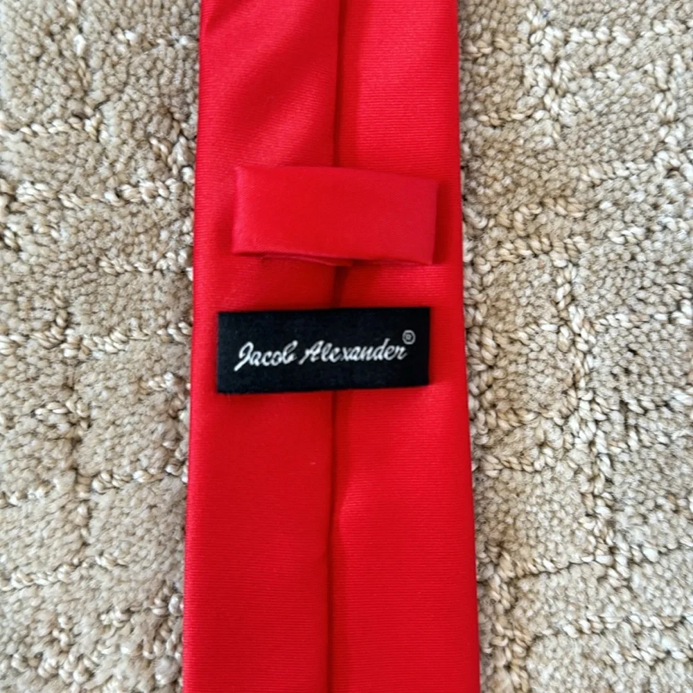 Red youth boy tie | Jacob Alexander